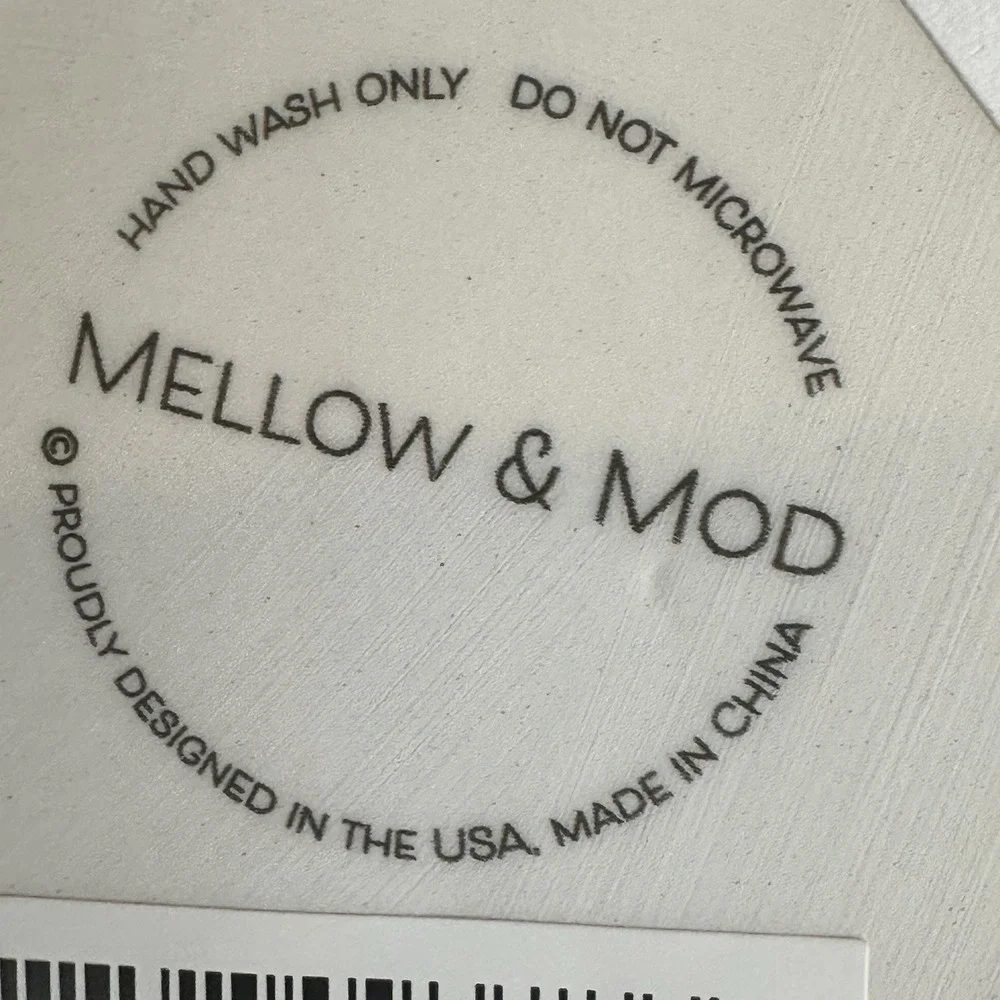 Mellow & Mod Cat Pedestal Bowl Pink Stripe Ceramic Raised Cat Food Dish